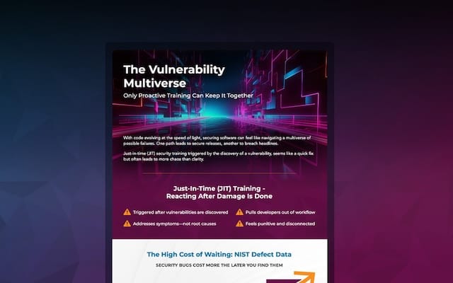 Stop Vulnerabilities Before They Ship